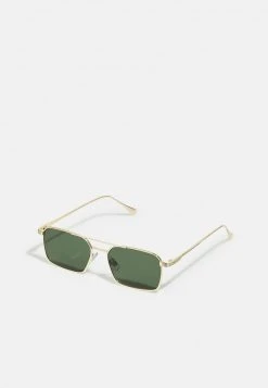 Pier One UNISEX - Occhiali Da Sole - Gold-coloured/green