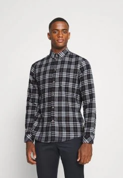 Pier One Uomo Camicia - Dark Blue