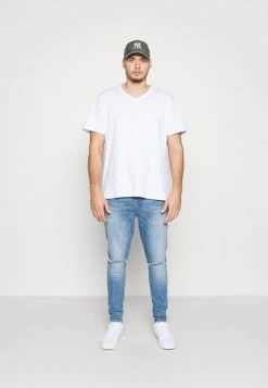 Pier One Uomo 3 PACK - T-shirt Basic - White
