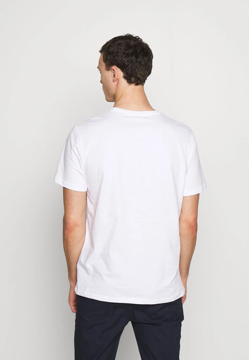 Pier One Uomo T-shirt Basic - White 5 Pier One Uomo T-shirt Basic - White - immagine 3