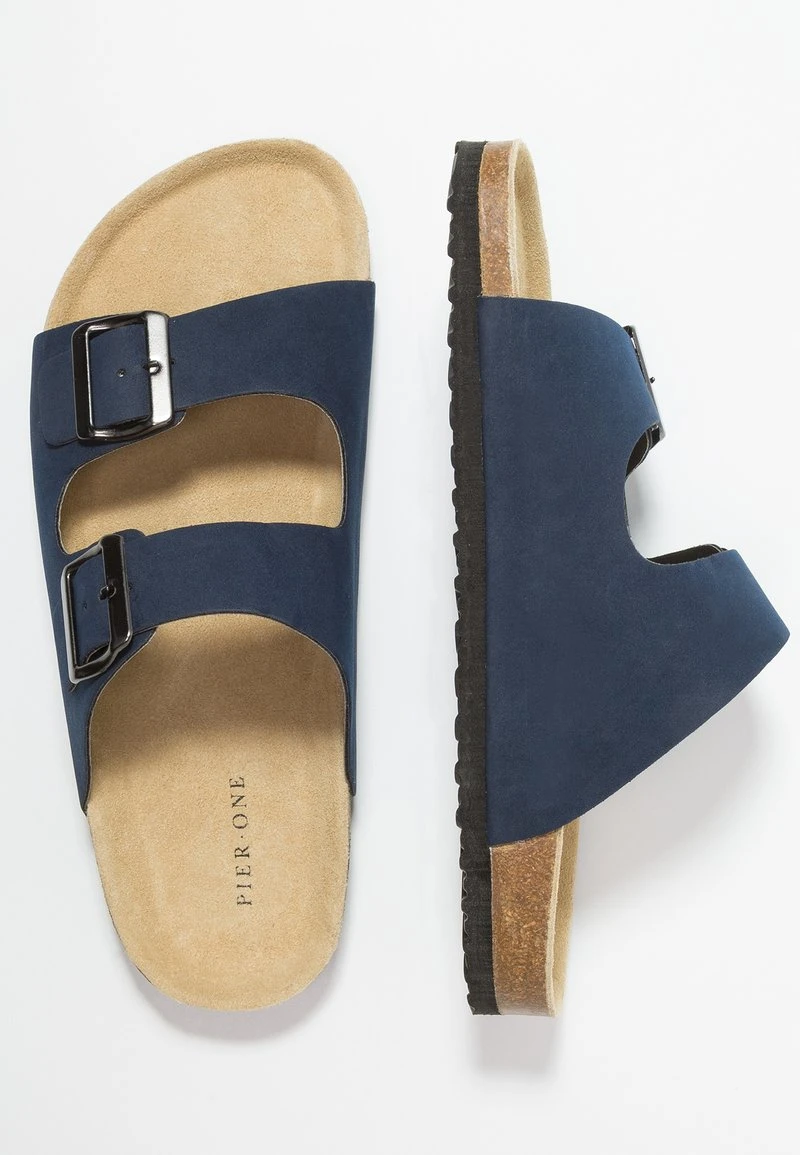 Pier One Uomo UNISEX - Pantofole - Blue 4 Pier One Uomo UNISEX - Pantofole - Blue - immagine 2