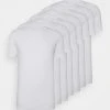 Pier One Uomo 7 PACK - T-shirt Basic - White -Offerta Economica Pier One 96fcf3fd8c6a42908dccdb5f46ff0bf3