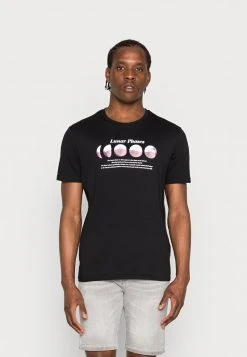Pier One Uomo T-shirt Con Stampa - Black