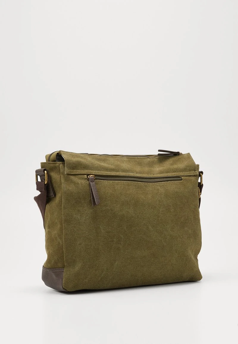 Pier One Uomo Borsa A Tracolla - Oliv 6 Pier One Uomo Borsa A Tracolla - Oliv - immagine 4