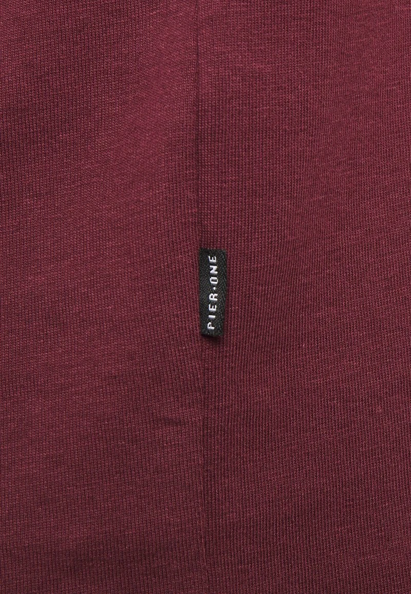 Pier One Uomo T-shirt Basic - Bordeaux 9 Pier One Uomo T-shirt Basic - Bordeaux - immagine 7