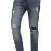Pier One Uomo Jeans Slim Fit - Destroyed Denim -Offerta Economica Pier One 9b48a2cef68b49b89f96b8c7c1be13de