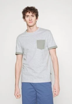 Pier One Uomo T-shirt Basic - Mottled Light Grey