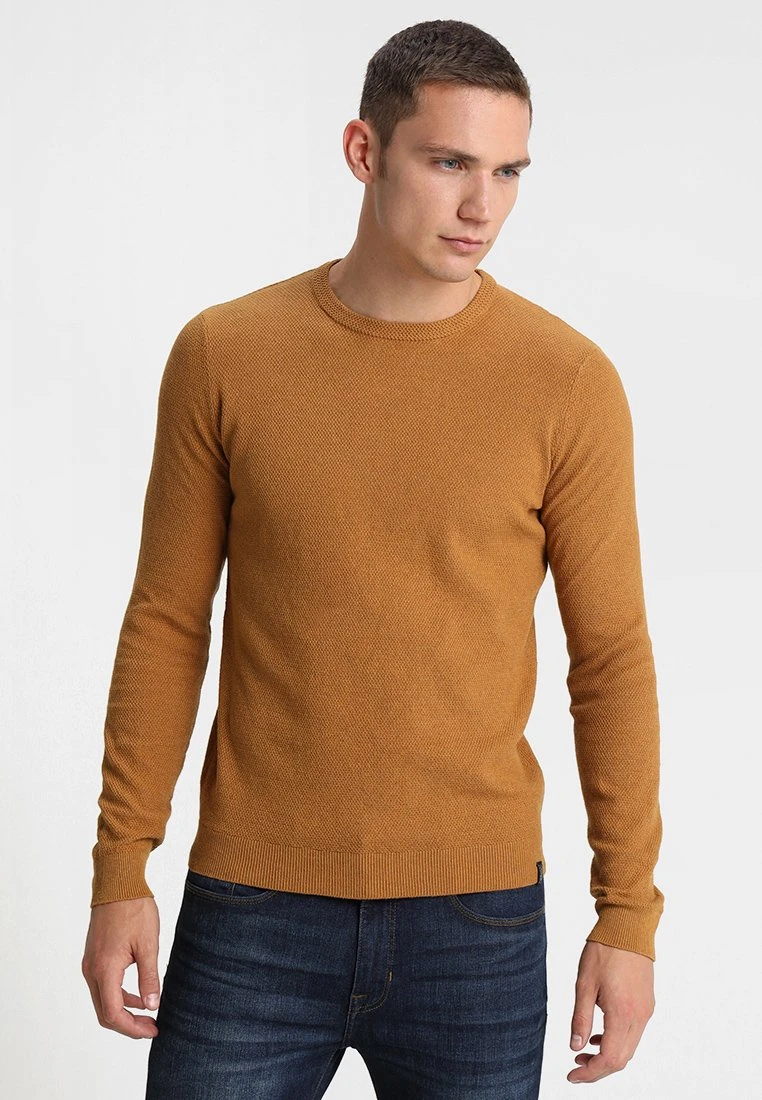 Pier One Uomo Maglione - Mottled Dark Yellow 3 Pier One Uomo Maglione - Mottled Dark Yellow