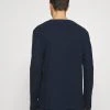 Pier One Uomo RIBBED LOUNGE TOP - Maglia Del Pigiama - Dark Blue -Offerta Economica Pier One a03d50143ced4ba6880dd43fc3598ccf