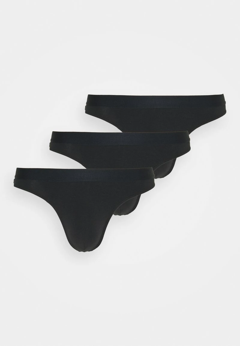 Pier One Uomo 3 PACK - Slip - Black 6 Pier One Uomo 3 PACK - Slip - Black - immagine 4