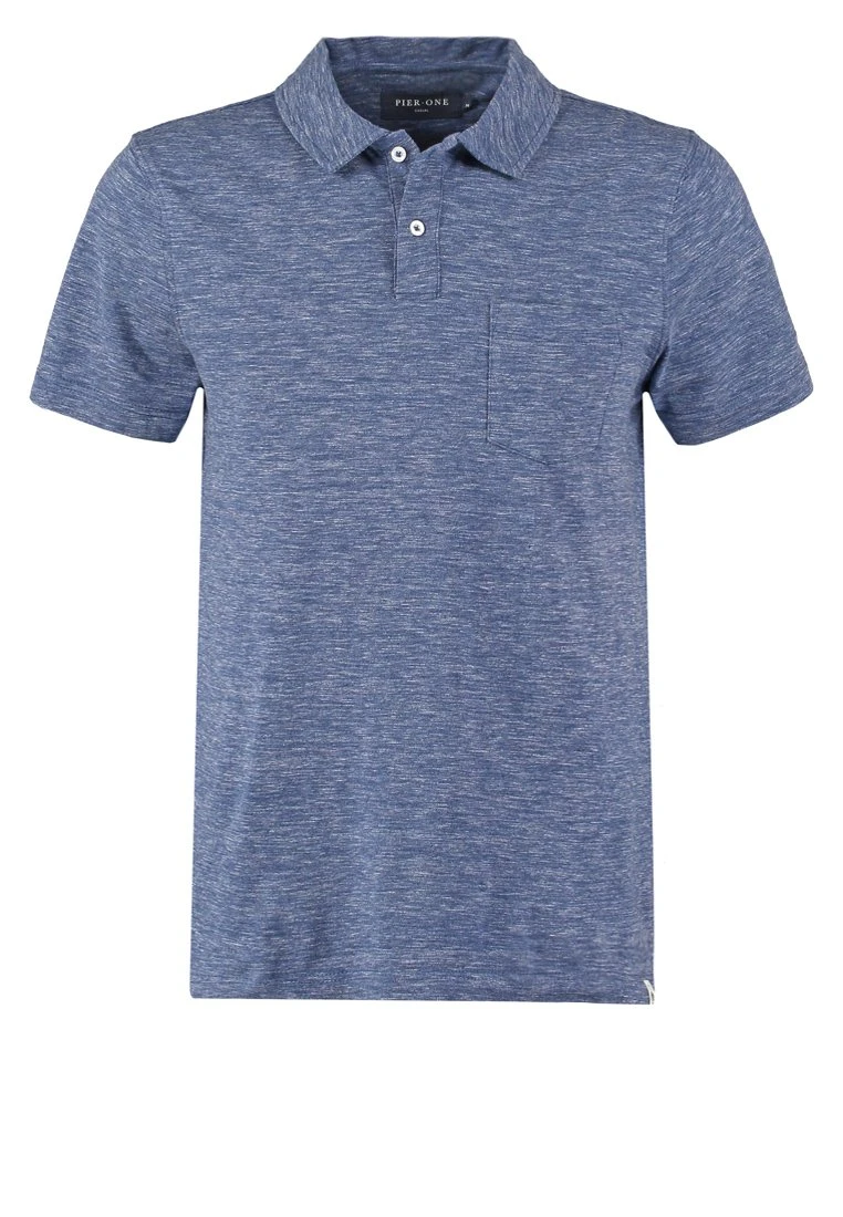 Pier One Uomo Polo - Blue Melange 7 Pier One Uomo Polo - Blue Melange - immagine 5