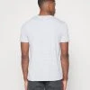 Pier One Uomo GRAPHIC T-SHIRT - T-shirt Basic - Mottled Grey -Offerta Economica Pier One a84c39d4f12542408e62a95d039c6abe