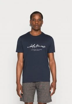 Pier One Uomo T-shirt Con Stampa - Dark Blue