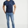 Pier One Uomo T-shirt Con Stampa - Blue -Offerta Economica Pier One a980d75d161548f7ba79271c06d9e41f