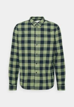 Pier One Uomo Camicia - Dark Blue/green