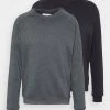 Pier One Uomo 2er Pack CREW NECK - Felpa - Black/mottled Dark Grey 1 Pier One Uomo 2er Pack CREW NECK - Felpa - Black/mottled Dark Grey -Offerta Economica Pier One aac32521ee404b7f82fed2b996d01930