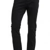 Pier One Uomo Jeans A Sigaretta - Black Denim -Offerta Economica Pier One aba2d49a72f0445685198895225db475
