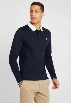 Pier One Uomo MUSCLE FIT - Polo - Dark Blue