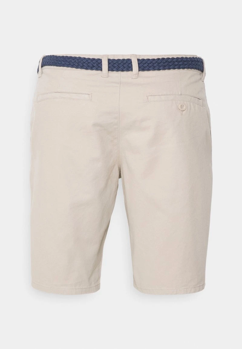 Pier One Uomo CHINOS WITH BELT - Shorts - Tan 4 Pier One Uomo CHINOS WITH BELT - Shorts - Tan - immagine 2