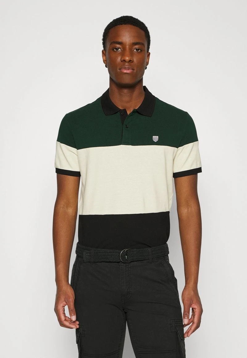Pier One Uomo Polo - Green /white /black 3 Pier One Uomo Polo - Green /white /black
