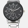 Pier One UNISEX - Orologio - Black/silver-coloured -Offerta Economica Pier One b0e13a08a964420fb2c80be9f54e9de5