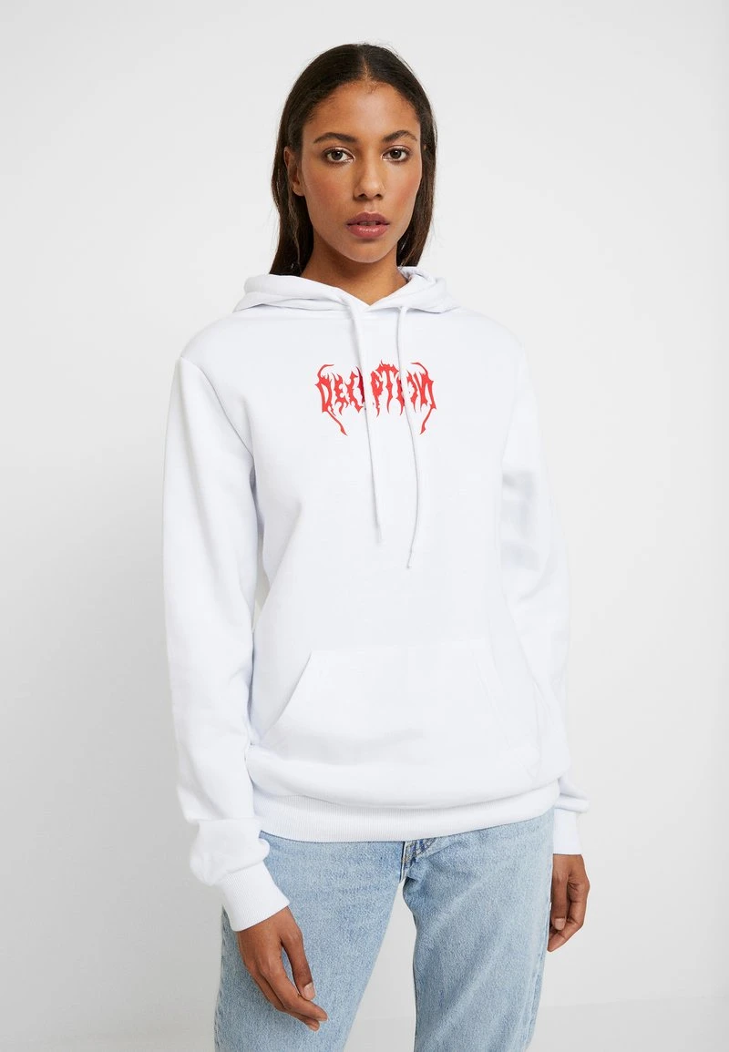 Pier One UNISEX - Felpa Con Cappuccio - White 6 Pier One UNISEX - Felpa Con Cappuccio - White - immagine 4