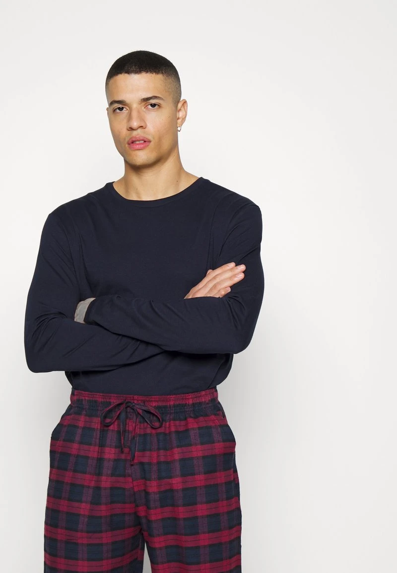 Pier One Uomo Pigiama - Dark Blue/bordeaux 6 Pier One Uomo Pigiama - Dark Blue/bordeaux - immagine 4