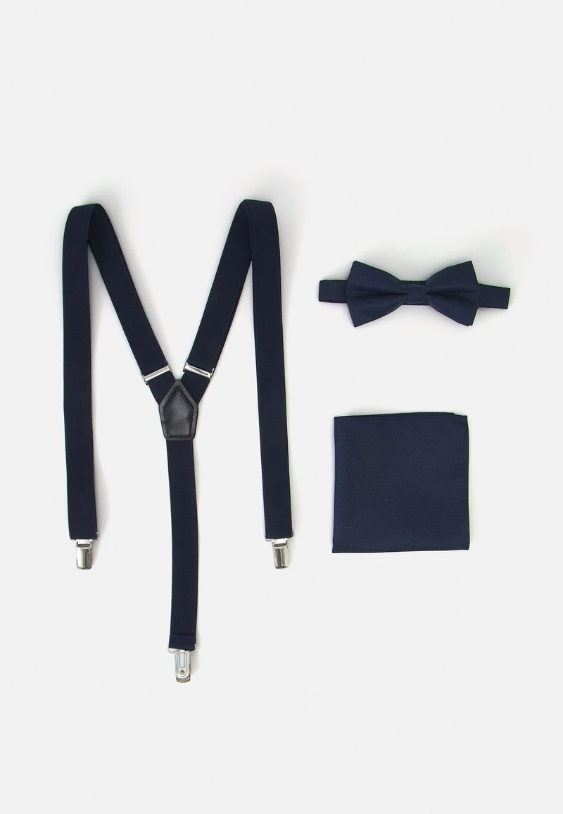 Pier One Uomo SUSPENDER/HOSENTRÄGER SET - Fazzoletti Da Taschino - Dark Blue 3 Pier One Uomo SUSPENDER/HOSENTRÄGER SET - Fazzoletti Da Taschino - Dark Blue