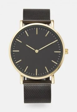 Pier One Unisex Orologio - Black/goldcoloured
