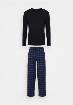 Pier One Uomo Pigiama - Black/dark Blue