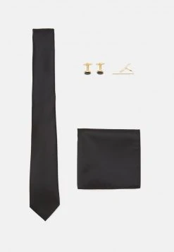 Pier One Uomo SET - Fazzoletti Da Taschino - Black