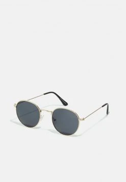 Pier One UNISEX - Occhiali Da Sole - Gold-coloured/black