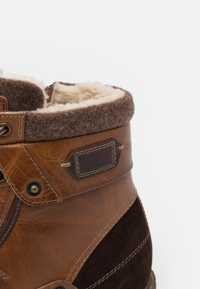 Pier One Uomo Stivaletti Stringati - Cognac 8 Pier One Uomo Stivaletti Stringati - Cognac - immagine 6