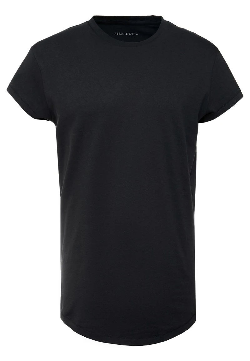 Pier One Uomo T-shirt Basic - Black 6 Pier One Uomo T-shirt Basic - Black - immagine 4