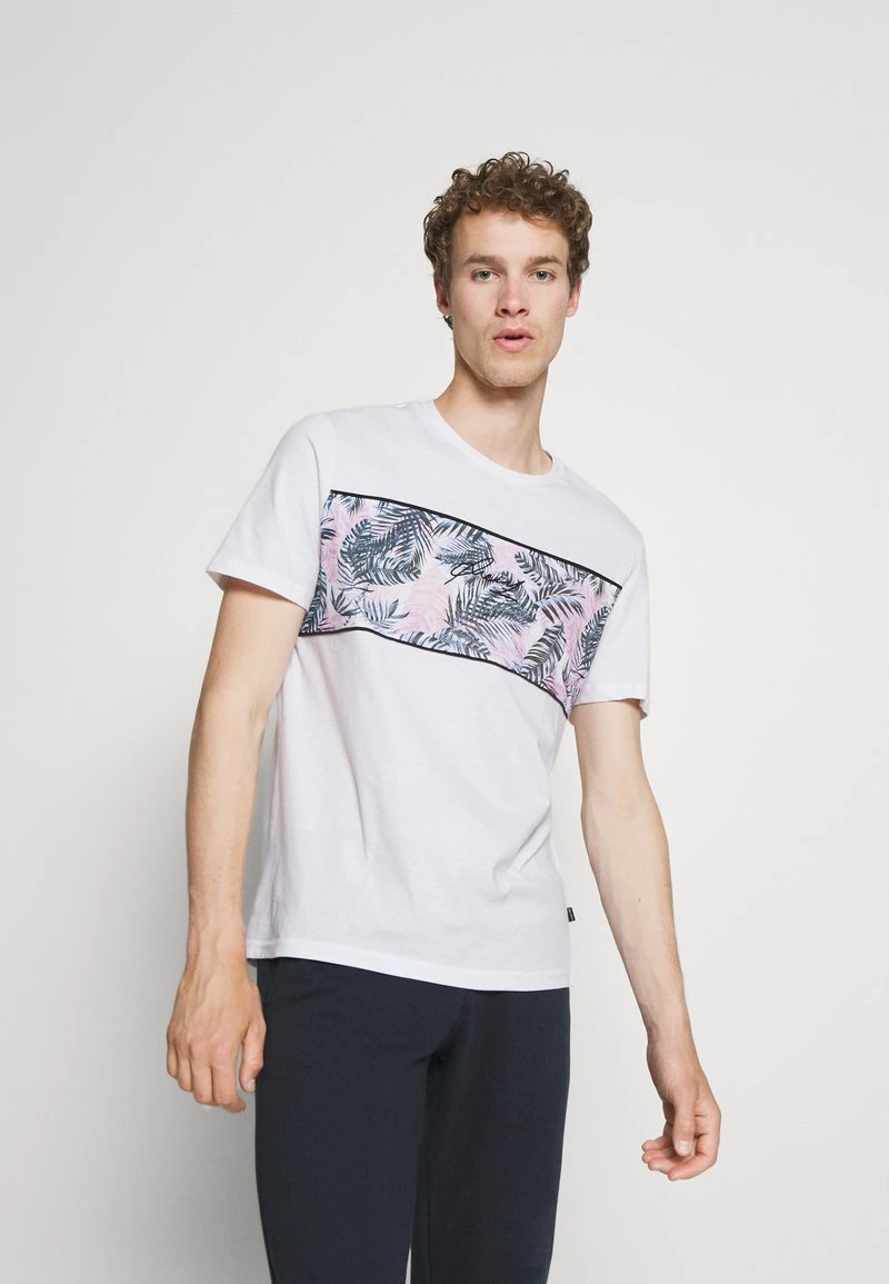 Pier One Uomo T-shirt Con Stampa - White 3 Pier One Uomo T-shirt Con Stampa - White