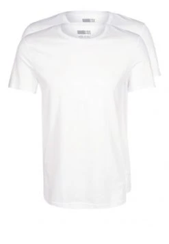 Pier One Uomo 2 PACK - T-shirt Basic - White