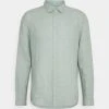 Pier One Uomo Camicia - Mottled Light Green -Offerta Economica Pier One bde385537db5485eb88e80cab74282d7