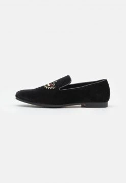 Pier One Uomo Scarpe Senza Lacci - Black