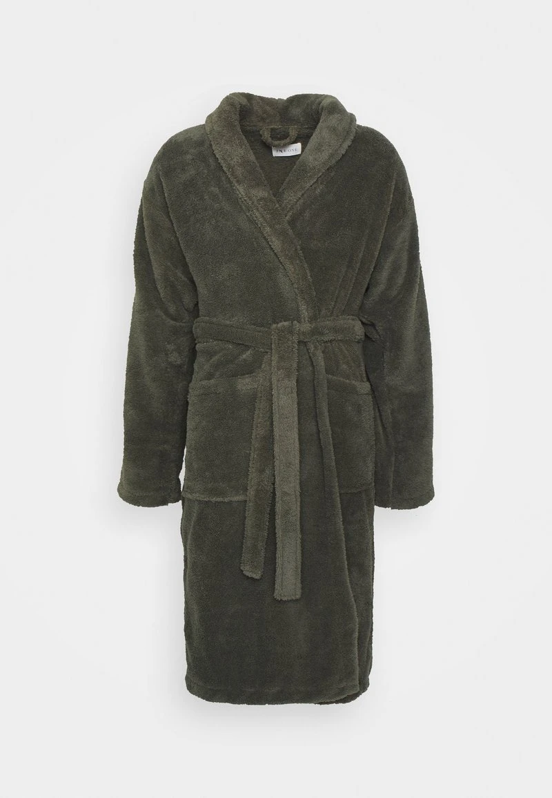 Pier One Uomo Accappatoio - Khaki 7 Pier One Uomo Accappatoio - Khaki - immagine 5