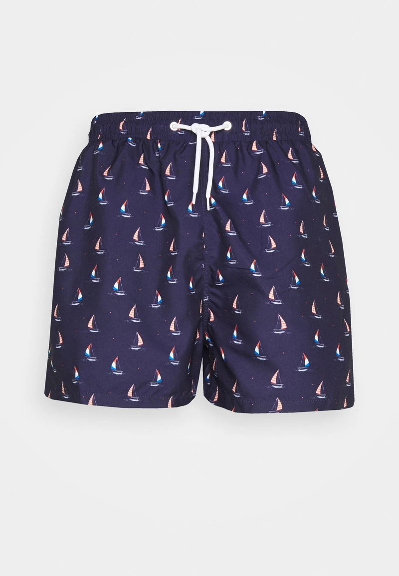 Pier One Uomo Shorts Da Mare - Dark Blue 3 Pier One Uomo Shorts Da Mare - Dark Blue
