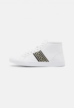 Pier One Uomo Sneakers Alte - White/gold-coloured