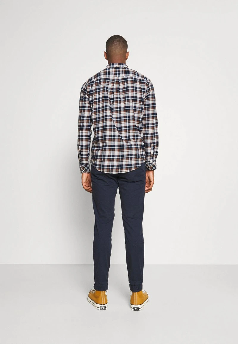 Pier One Uomo Camicia - Dark Blue/brown 5 Pier One Uomo Camicia - Dark Blue/brown - immagine 3