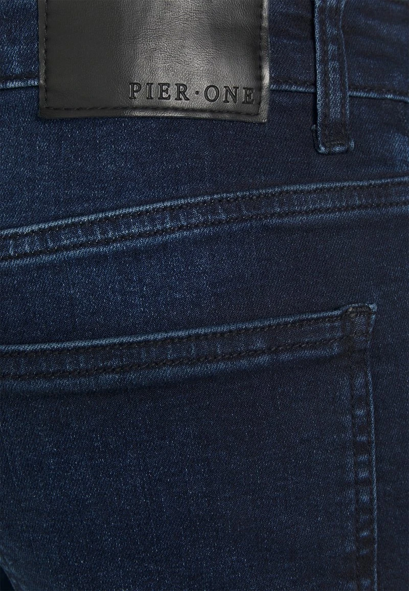 Pier One Uomo Jeans Skinny Fit - Blue/black 5 Pier One Uomo Jeans Skinny Fit - Blue/black - immagine 3