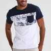 Pier One Uomo T-shirt Con Stampa - Navy/white -Offerta Economica Pier One c3d097dd28194ed8a0ef4ff710602608