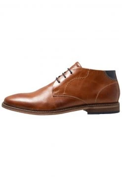 Pier One Uomo LEATHER - Stringate Eleganti - Cognac