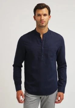 Pier One Uomo Camicia - Dark Blue