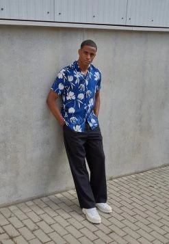 Pier One Uomo Camicia - Dark Blue