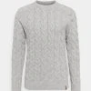 Pier One Uomo Maglione - Mottled Light Grey -Offerta Economica Pier One c5ab3cc3ccf34d34b929951e5a4984f9