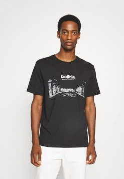 Pier One Uomo GOODFELLAS TEE - T-shirt Con Stampa - Black