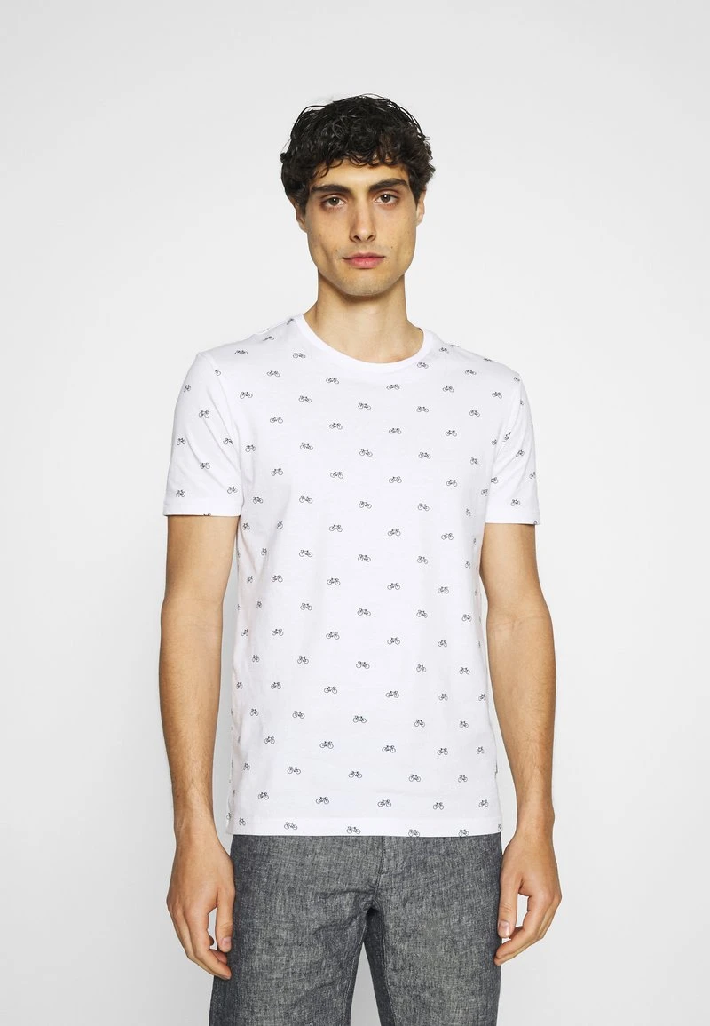 Pier One Uomo T-shirt Con Stampa - White 3 Pier One Uomo T-shirt Con Stampa - White